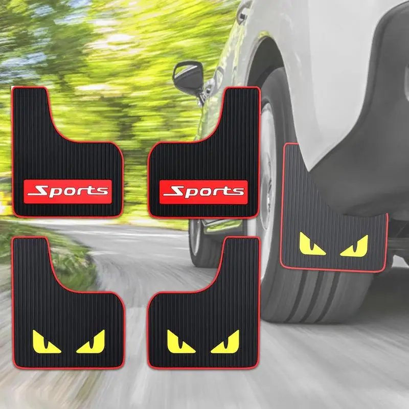 

2pcs Mud Flaps Rally Armor Mud Flaps Universal Splash Guard Mudguards Rally Mud Flap Front And Rear Guards Mudguard For Car