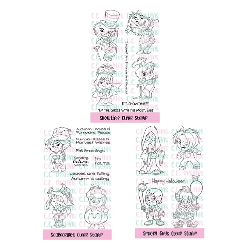 Штамп силиконовый для Хэллоуина скрапбукинга фотоальбома