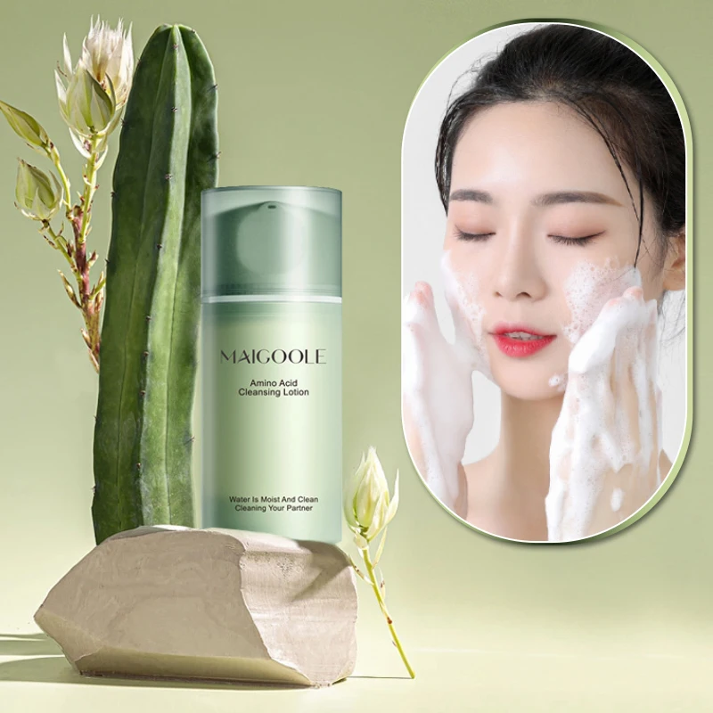 

Facial Cleanser Foam Face Wash Remove Blackhead Moisturizing Shrink Pores Deep Cleaning Oil Control Whitening Skin Care 100ml