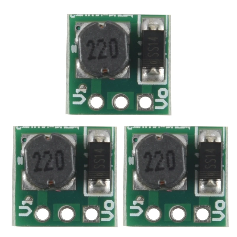 

HOT SALE 3X 0.9-5V To 5V DC-DC Step-Up Power Module Voltage Boost Converter Board 1.5V 1.8V 2.5V 3V 3.3V 3.7V 4.2V To 5V Green