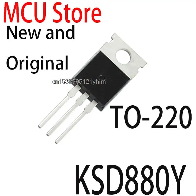 10 шт., новый и оригинальный транзистор KSD880 TO-220 D880 KSD880-Y NPN 3A 60V новый оригинальный транзистор KSD880Y