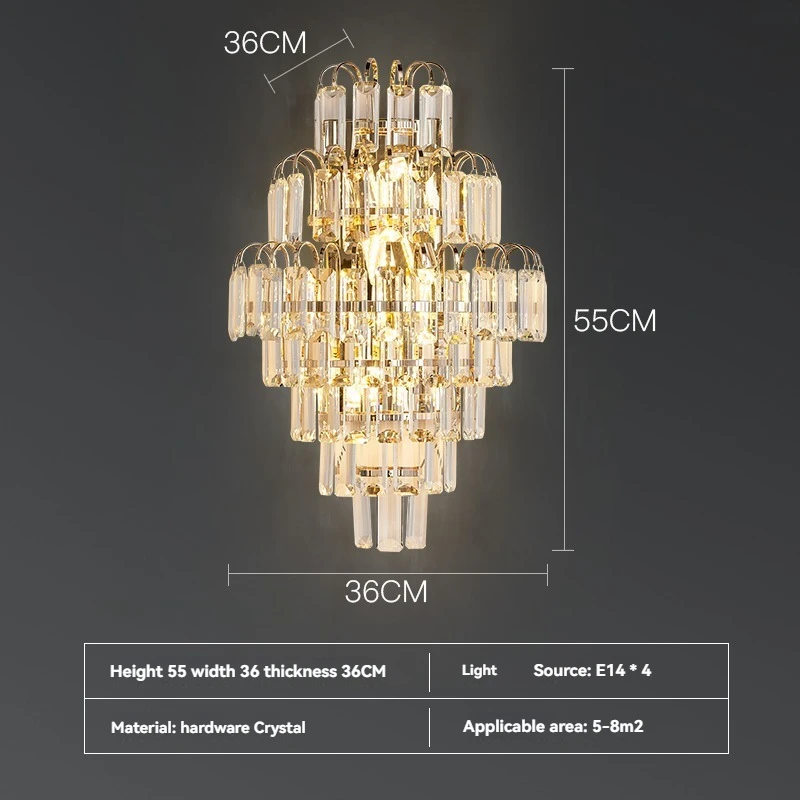 

Хрустальные настенные светильники Artpad