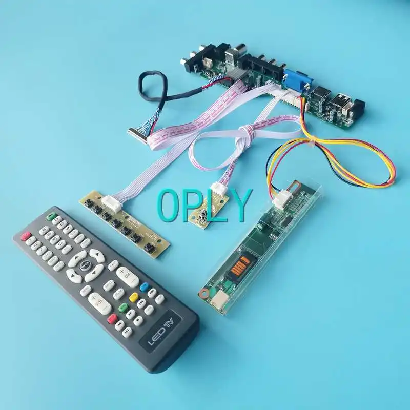 

Плата цифрового контроллера DVB 3663 подходит для LP150X05 LP150X06 1-CCFL 1024*768 USB VGA AV RF HDMI-совместимый Комплект «сделай сам» 15 "30 Pin LVDS