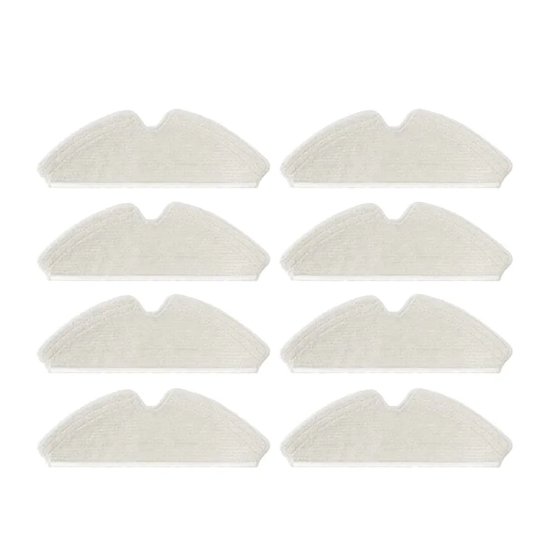 

8X Mop Cloths Mopping Pads Reusable Mop Rags For Proscenic M7 Pro Robot Vacuum Cleaner Spare Accessories Cleaning Cloth
