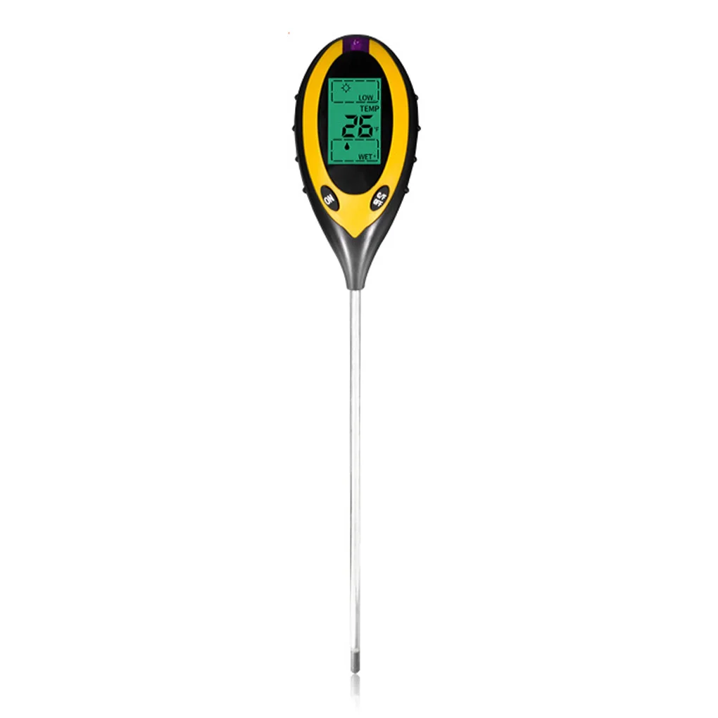 

Soil Tester Sunlight Temperature Digital Meter Gauge Plants Humidity Testing Instrument Outdoor Measurement Detector