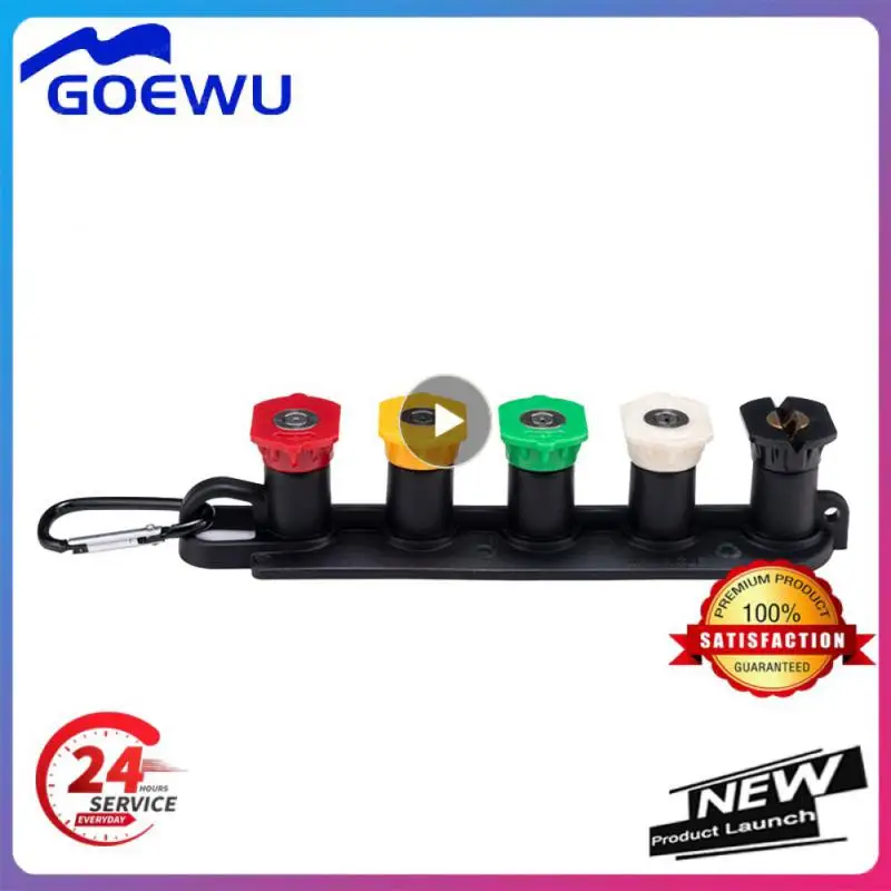 

1~8PCS Pressure Washer Spray Nozzle Tips Multiple Degrees 1/4 inch 5-Pack Orifice of Nozzles 030 Leather Case Wash Gun Pressure