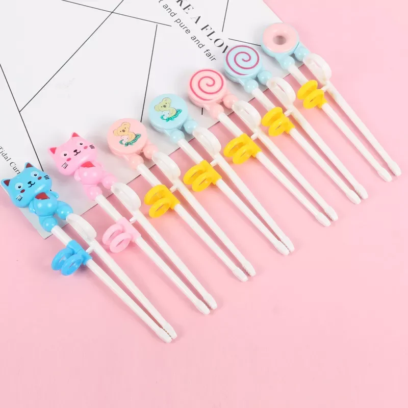 

Cartoon Animal Head Chopsticks 1 Pair Children Eating Training Chopsticks Learn Chopsticks Correct Usage Baby Practice Chopstick