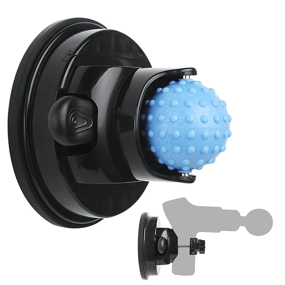 2 in 1 Mountable Wall Vacuum Suction Cups Massage Gun Holder