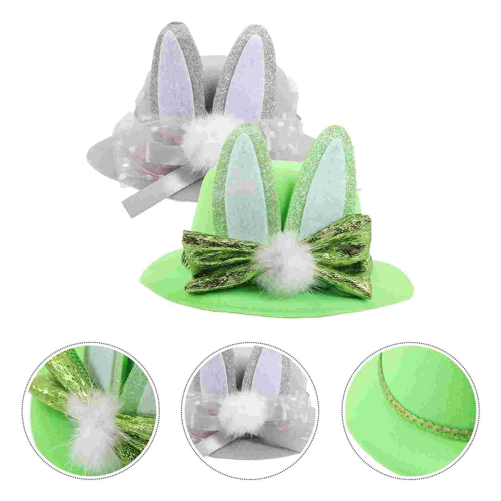 

Hat Easter Hair Bunny Rabbit Costume Barrettes Headdress Accessories Party Clip Ears Clips Shaped Rabbits Animal Topper