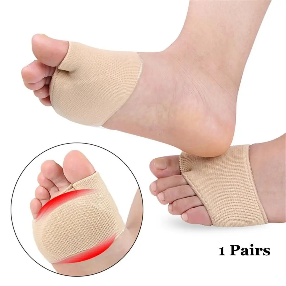 

1 Pairs Hot Toe Seperator Foot Care Orthopedic Tool Pain Relief Morton's Neuroma Insoles Forefoot Cushion Half Yard Pads