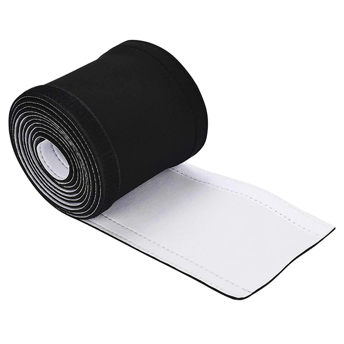 

Neoprene Troll Sleeve, Trolling Motor Wires/Cable Organizer Sleeve - Black/White (1Pack),60 Inch