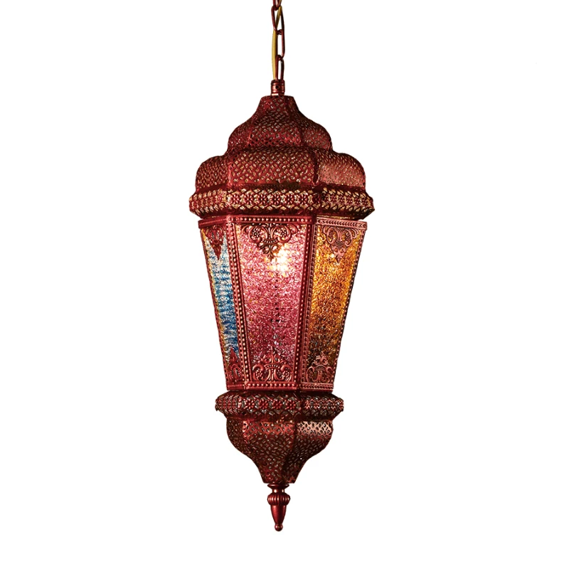 

Moroccan Vintage Pendant Light LED E27 Iron Art Lampshade Retro Industrial Classical Indoor Ceiling Lamp Bedroom Loft Home Decor