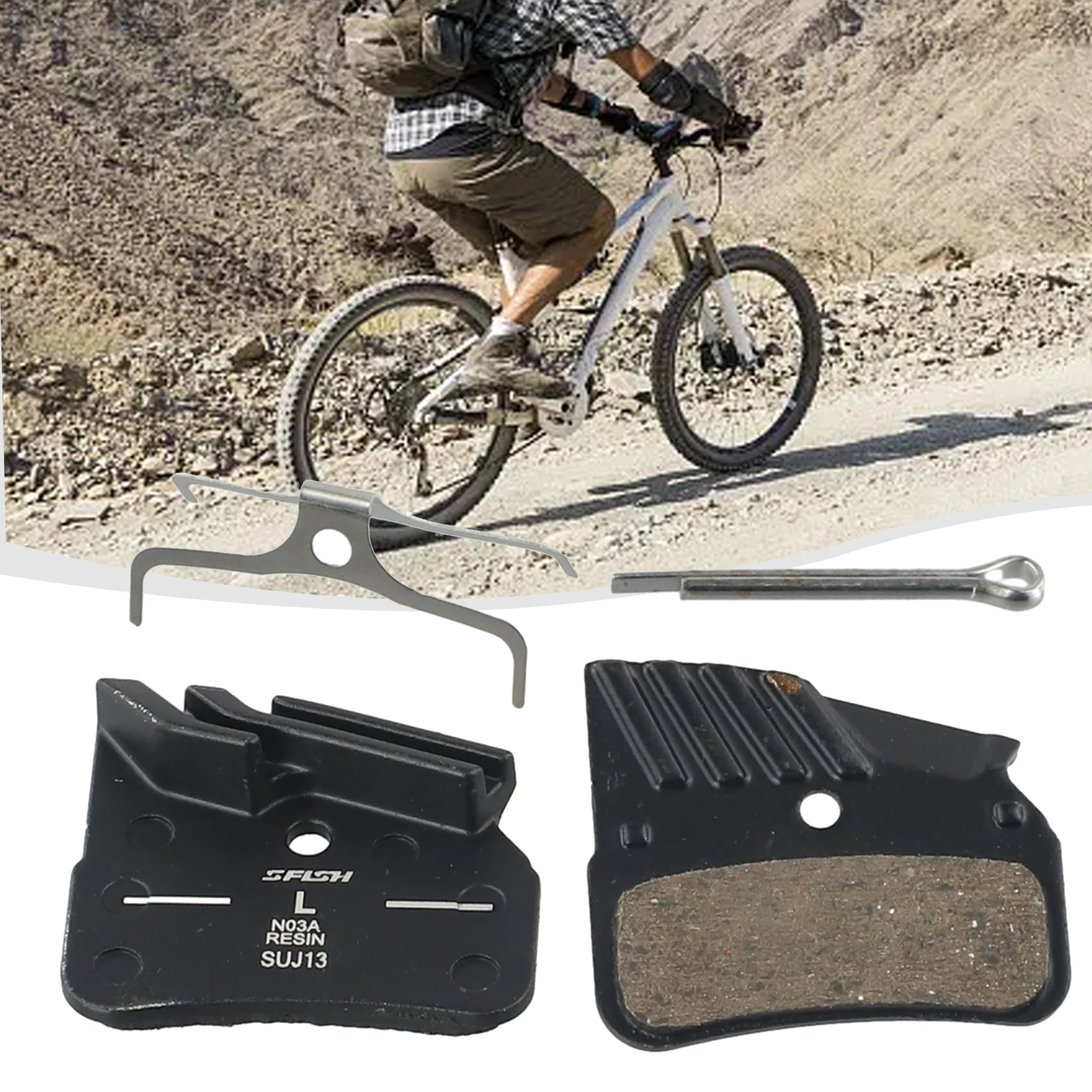 Фото 1 пара N03A велосипедные дисковые тормозные колодки для Shimano/M9120/M8120/M7120 MTB велосипедные дисковые тормозные колодки из органической смолы, детали №1