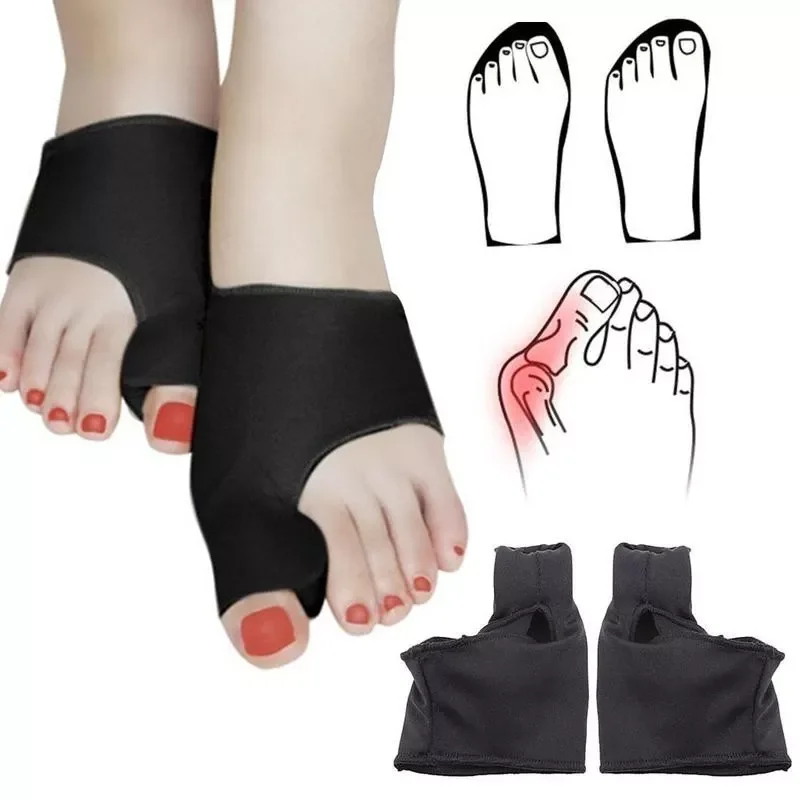 

NEW2023 2Pcs Bunion Corrector Hallux Valgus Corrector Toe Separators Pedicure Tool Bone Thumb Orthopedic Braces Foot Protector S