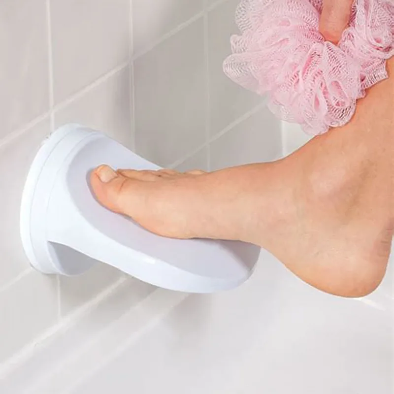 

Подставка для ног для душа и ванны, нескользящий держатель для педали, присоска