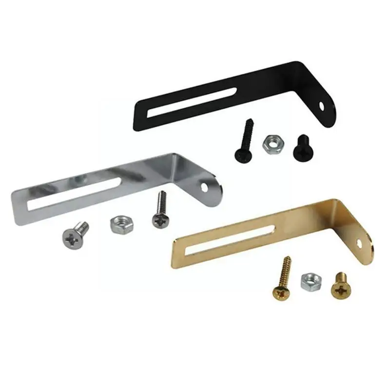 

1PC Metal Bracket L Shape Electric Guitar Holder With Screws Nut Accessories For Gibson LP Electric Gui S4Z8