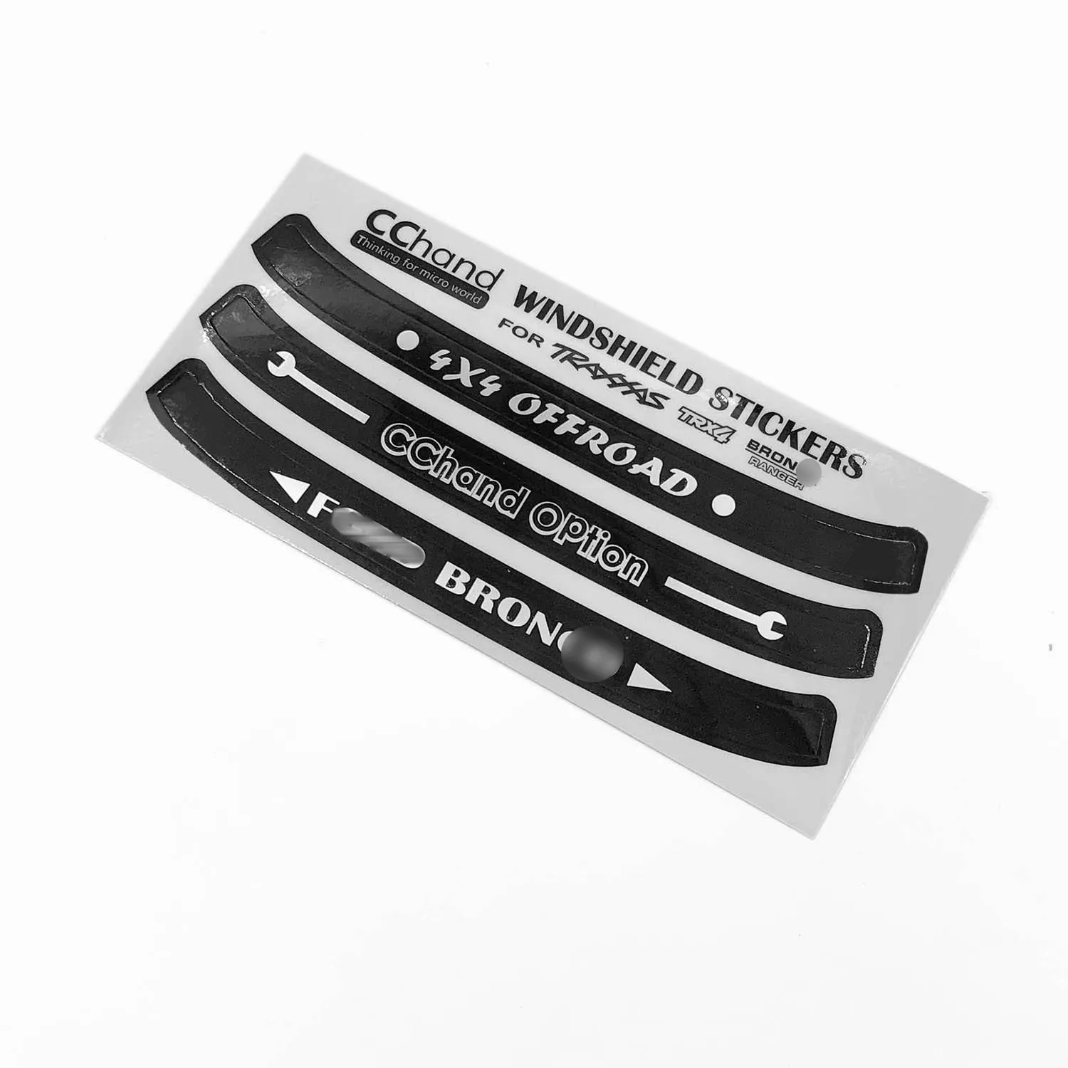 

CCHand Parts Windshield Stickers for 1/10 Forde TRAXXAS BRONCOOO 79 RC Crawler Car Toucan Accessories TH21030-SMT8