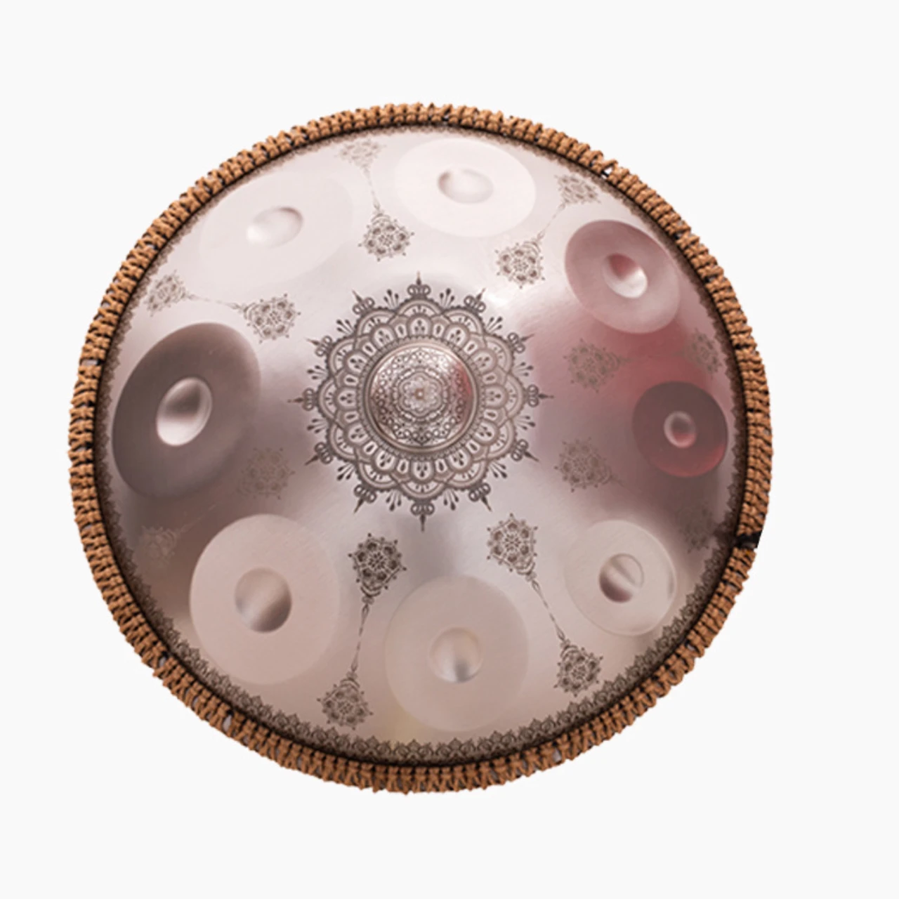 

46cm Portable Handpan Drum Musical Instruments with Mandala Engraving Design, 9 Tone G Minor, Accessories Packed, 18inch