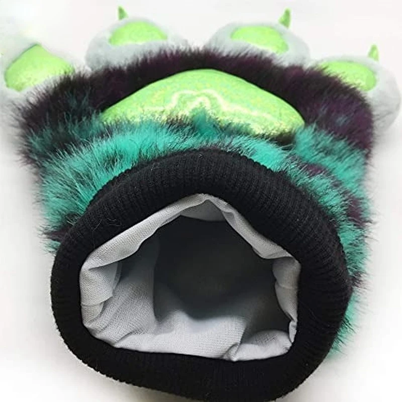 Пушистые лапы пушистые перчатки аксессуары для костюма реквизит косплея льва