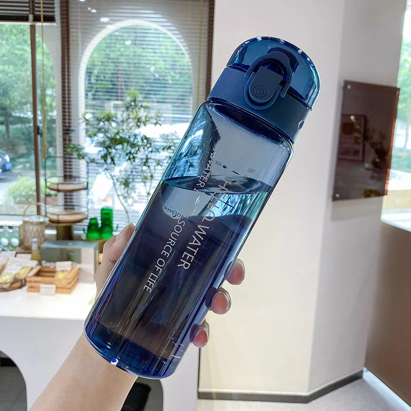 

Большая 780 мл пластиковая бутылка для воды для питья, портативная спортивная чашка для чая и кофе, кухонные принадлежности, детская бутылка ...