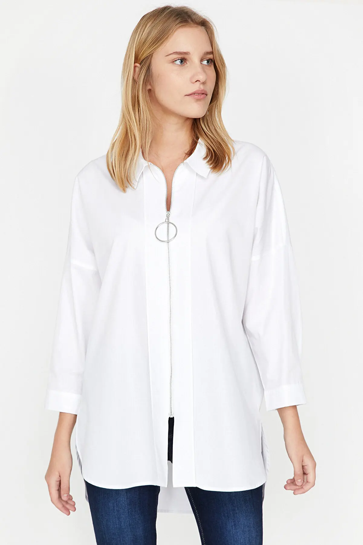 

Woman White Shirt Summer women's Shirts Fashion women's Blouses Pretty and Cheap women's Blouses 4361901