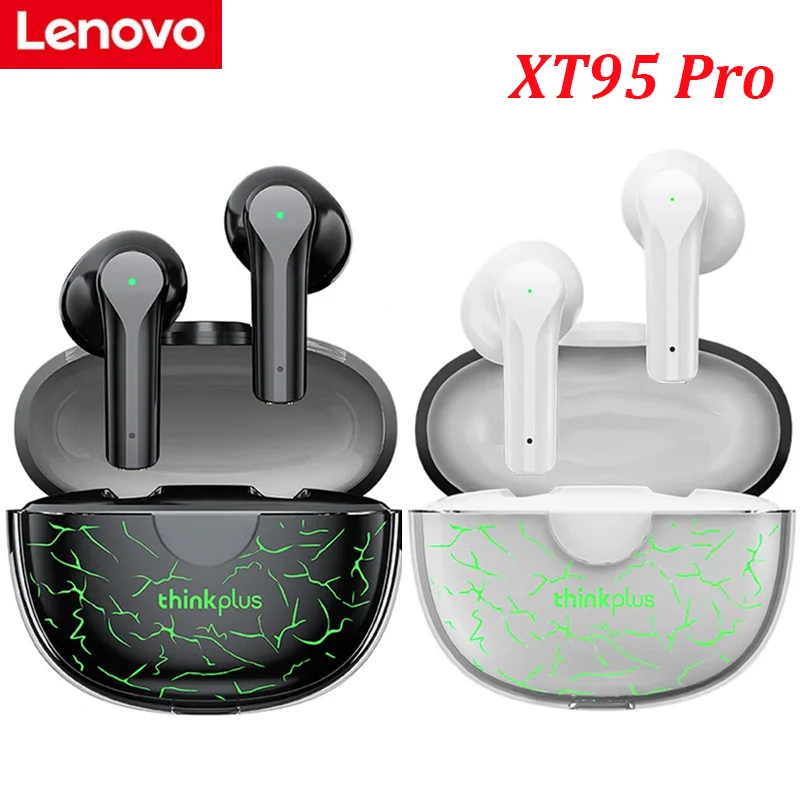 

100% Original Lenovo XT95 Pro TWS Bluetooth 5.1 Earphone 9D Stereo Hi-Fi Sport Waterproof Headphone Wireless Earbuds with Mic