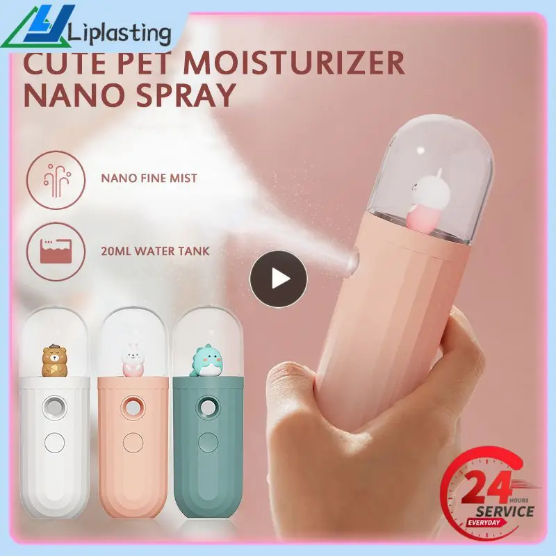 

1~10PCS Kawaii Air Humidifier USB Rechargable Handheld Smart Water Mist Maker Mini Steamed Face Aromatherapy Humidifier