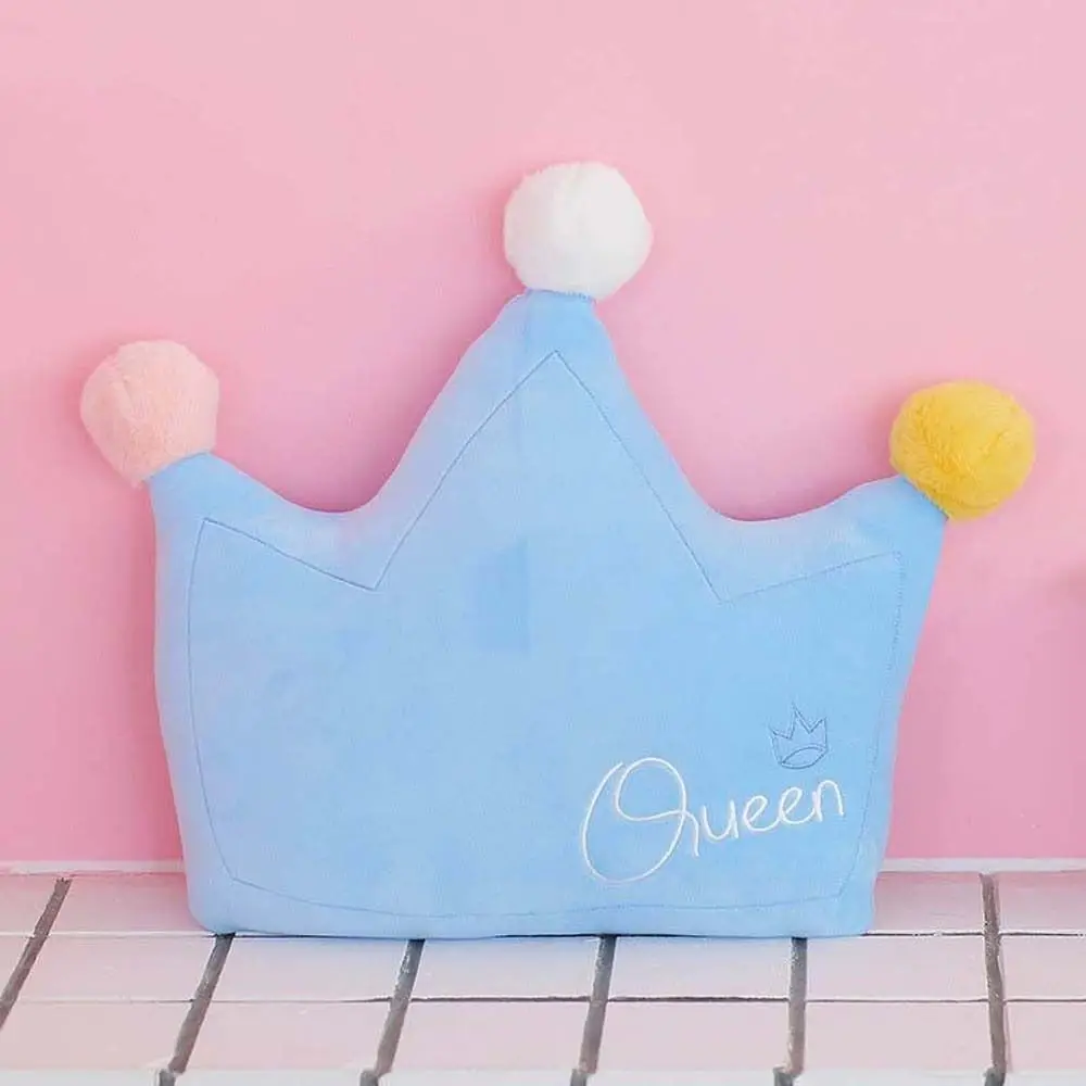 Мягкая игрушечная Подушка с пятиконечными звездами и сердцем радужная плюшевая