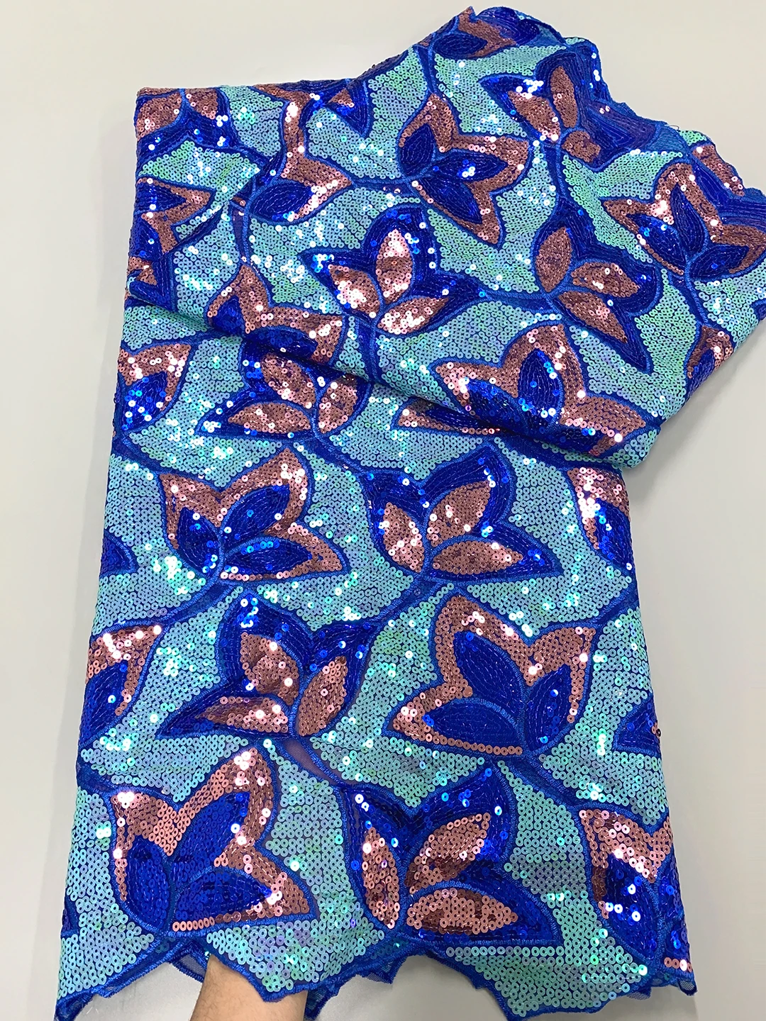 Высококачественная кружевная ткань в африканском стиле для женских платьев на