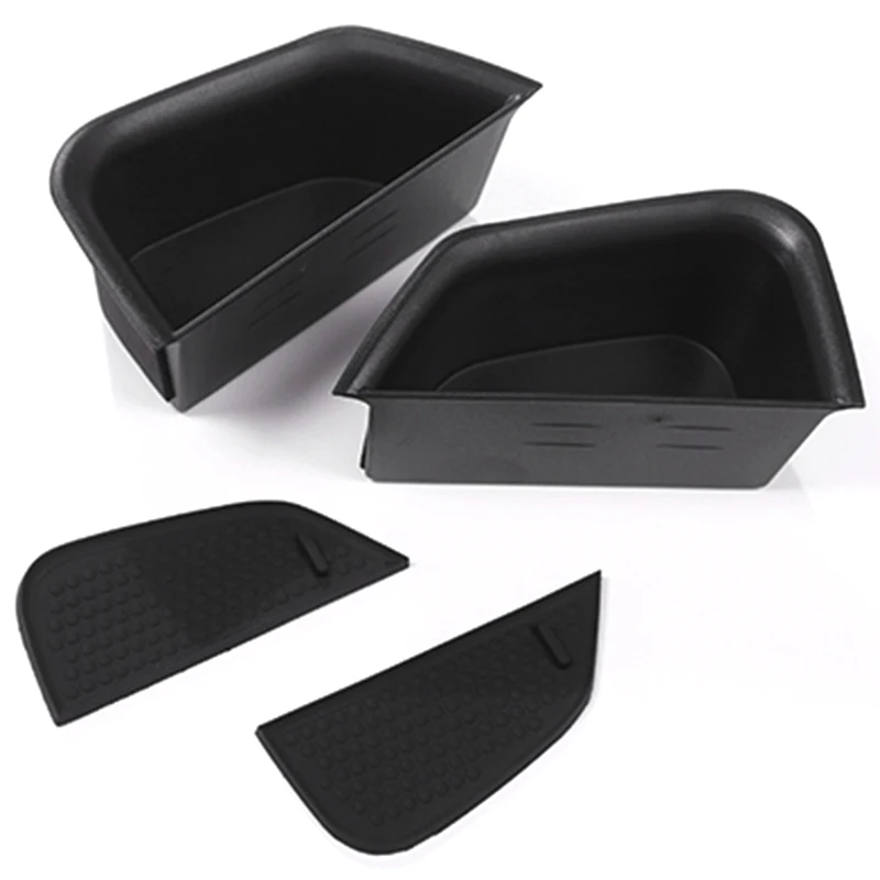 

Front Door Handle Armrest Container Tray Storage Box with Non-Slip Mat for Alfa Romeo Giulia 2017 Car Accessories