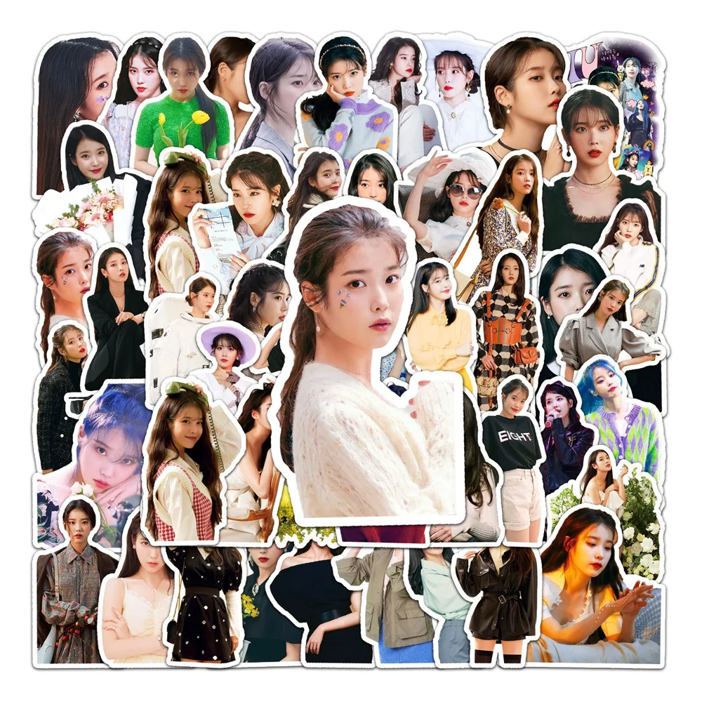 

10/30/50PCSIU Graffiti Stickers Personality Korean Star Peripheral Stickers DIY Laptop Luggage Stickers Wholesale