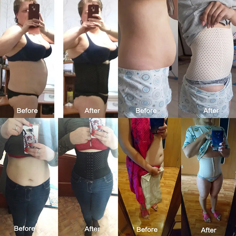 Women's Corset Waist Trainer Shapewear Tummy Control Waist Cincher Slim Body Shaper Workout Girdle Underbust Corset Breathable