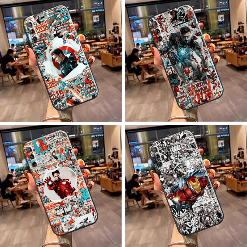 

Avengers Captain America Iron Man Phone Case For Huawei Y9 Y7 Prime 2019 Y9a Y9s Y9 Y8s Y7 Y6 Y6P Y7P Y8P Shell Shockproof TPU
