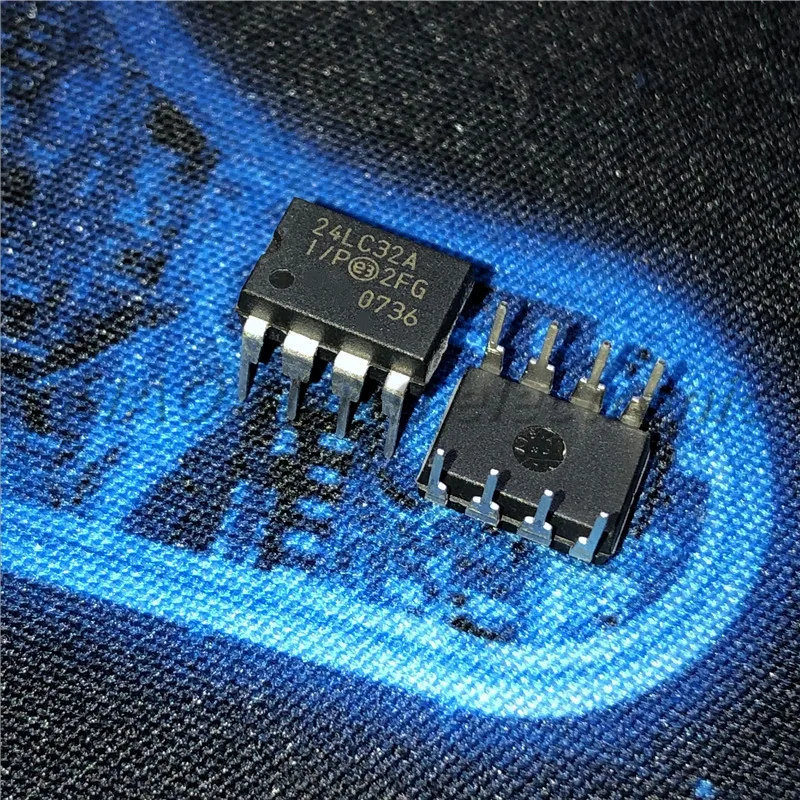 5 шт./лот 24LC32A-I/P DIP-8 24LC32-I/P DIP8 24LC32 DIP 24LC32A PIC24LC32A-I/P в наличии, новый оригинал