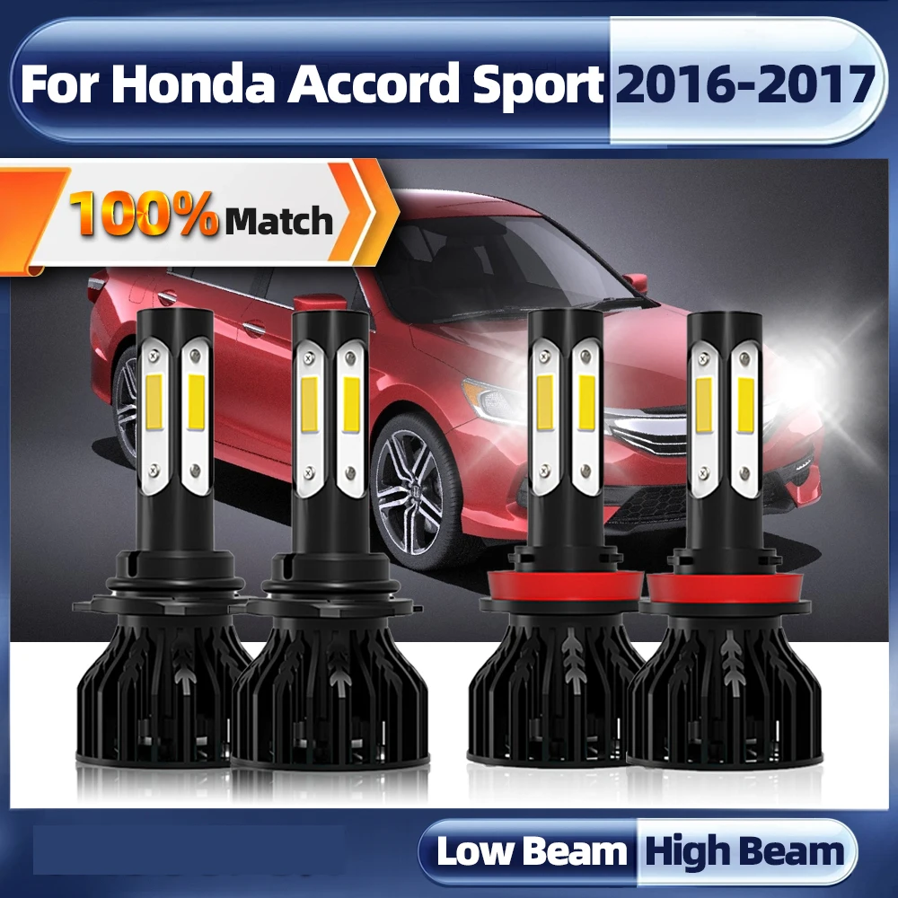 

240W 40000LM Led Headlight Canbus Car Headlamps Bulbs 9005 HB3 H11 LED Car Lights 6000K 12V For Honda Accord Sport 2016 2017