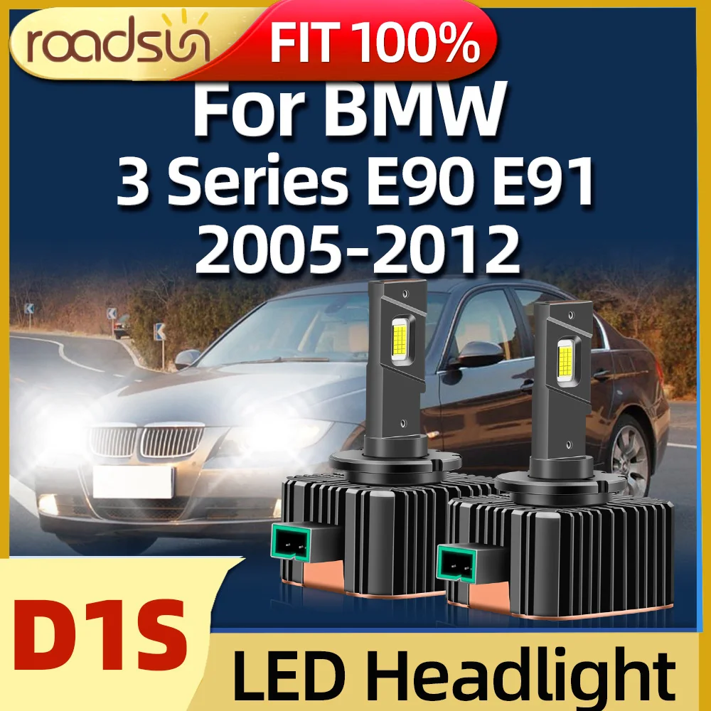 

D1S LED Headlight HID Auto Bulb Super Bright Car Lamp CSP 6000K For BMW 3 Series E90 E91 2005 2006 2007 2008 2009 2010 2011 2012