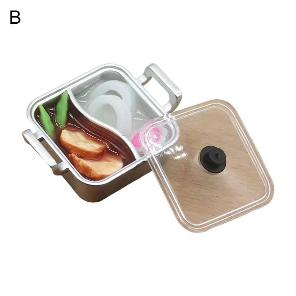 

Lightweight Delicate Fine Workmanship Dollhouse Shabu Hot Pot Realistic Dollhouse Accessories