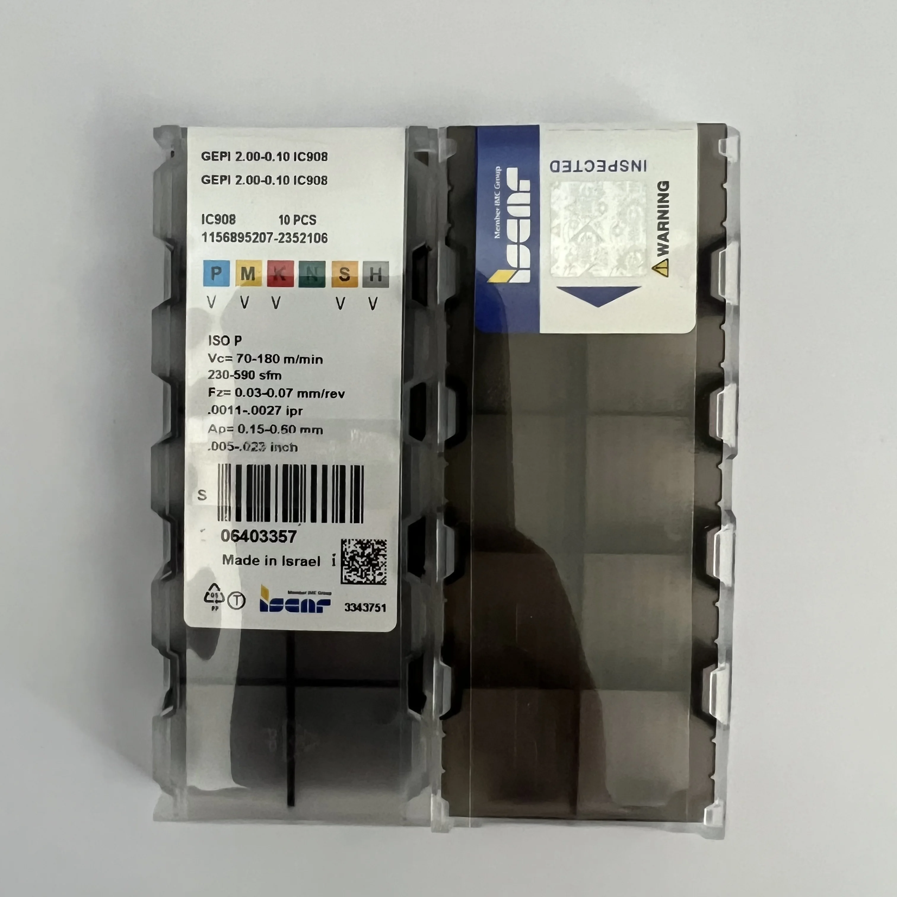 GEPI2.00-0.10 IC528 Лезвие с ЧПУ IC908