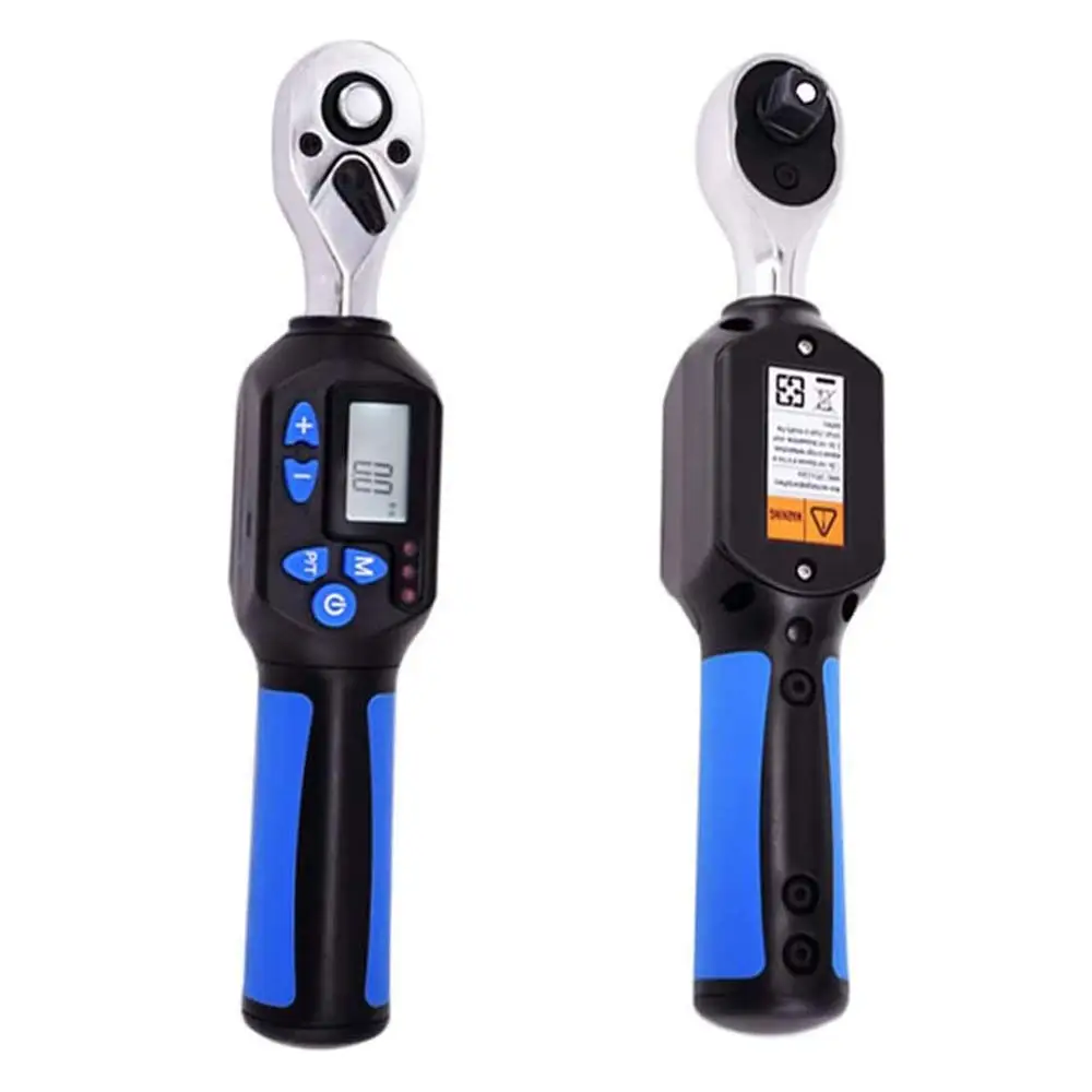 1/4, 3/8, 1/2 Electronic Digital Torque Wrench 1.5-100Nm Professional Adjustable Mini Torque Wrench, for Bike & Car Repair