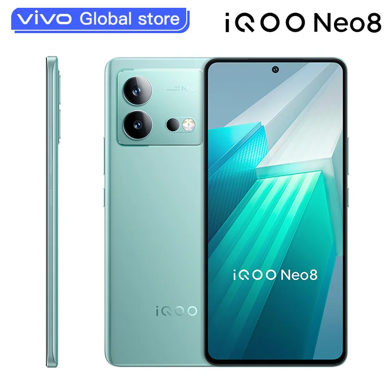 Original VIVO iQOO Neo8 5G Mobile Phone 6.78 Inch AMOLED Snapdragon 8+ Octa Core 120W Super Charge 50M Dual Camera NFC