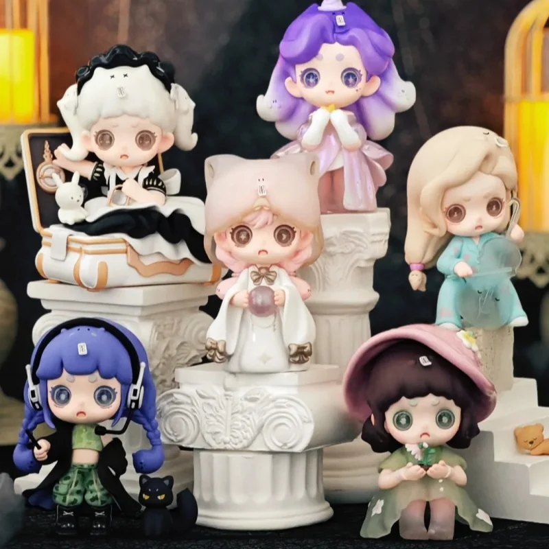 Подлинная в наличии Ghost Keeno Journey To The World Mbti Series слепая коробка милая кукла из ПВХ