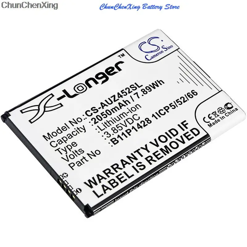 Аккумулятор Cameron Sino 2050 мАч B11P1428 1ICP/52/66 для Asus X009DB ZB452KG ZenFone Go 4 5