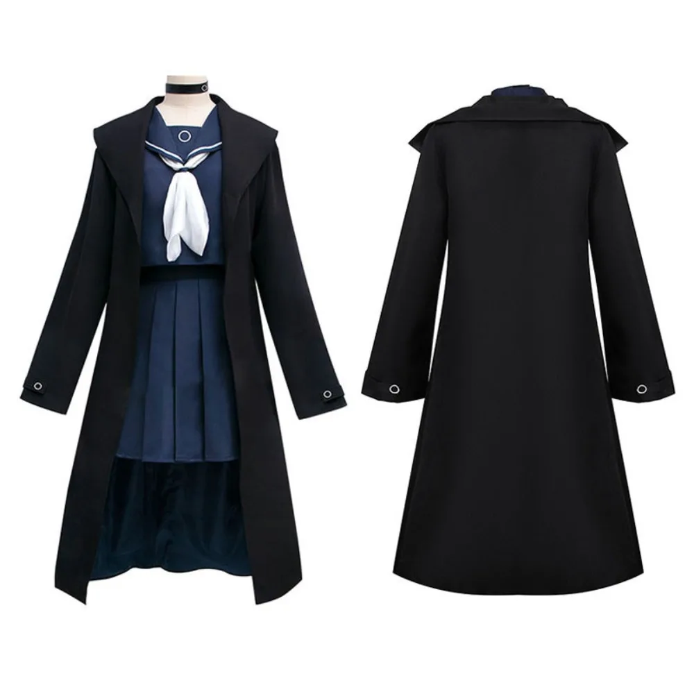 Костюм для косплея прана из аниме Голубой архив Женский костюм праны синее