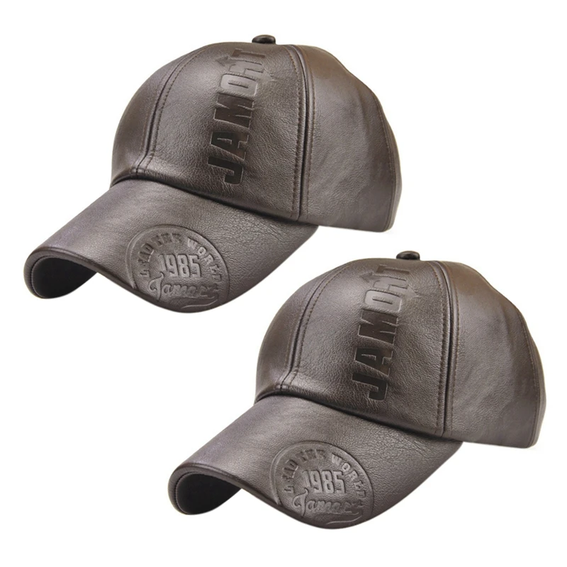 

Мужская Зимняя кепка-бейсболка, темно-кофейная