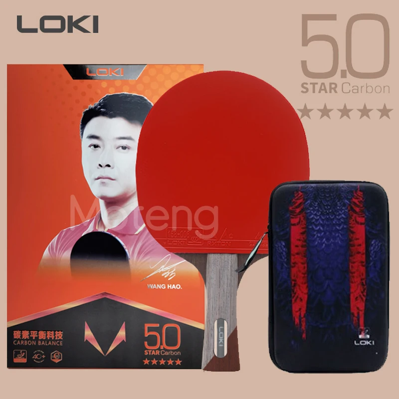 Ракетка для настольного тенниса LOKI M5 Star профессиональная ракетка пинг-понга с