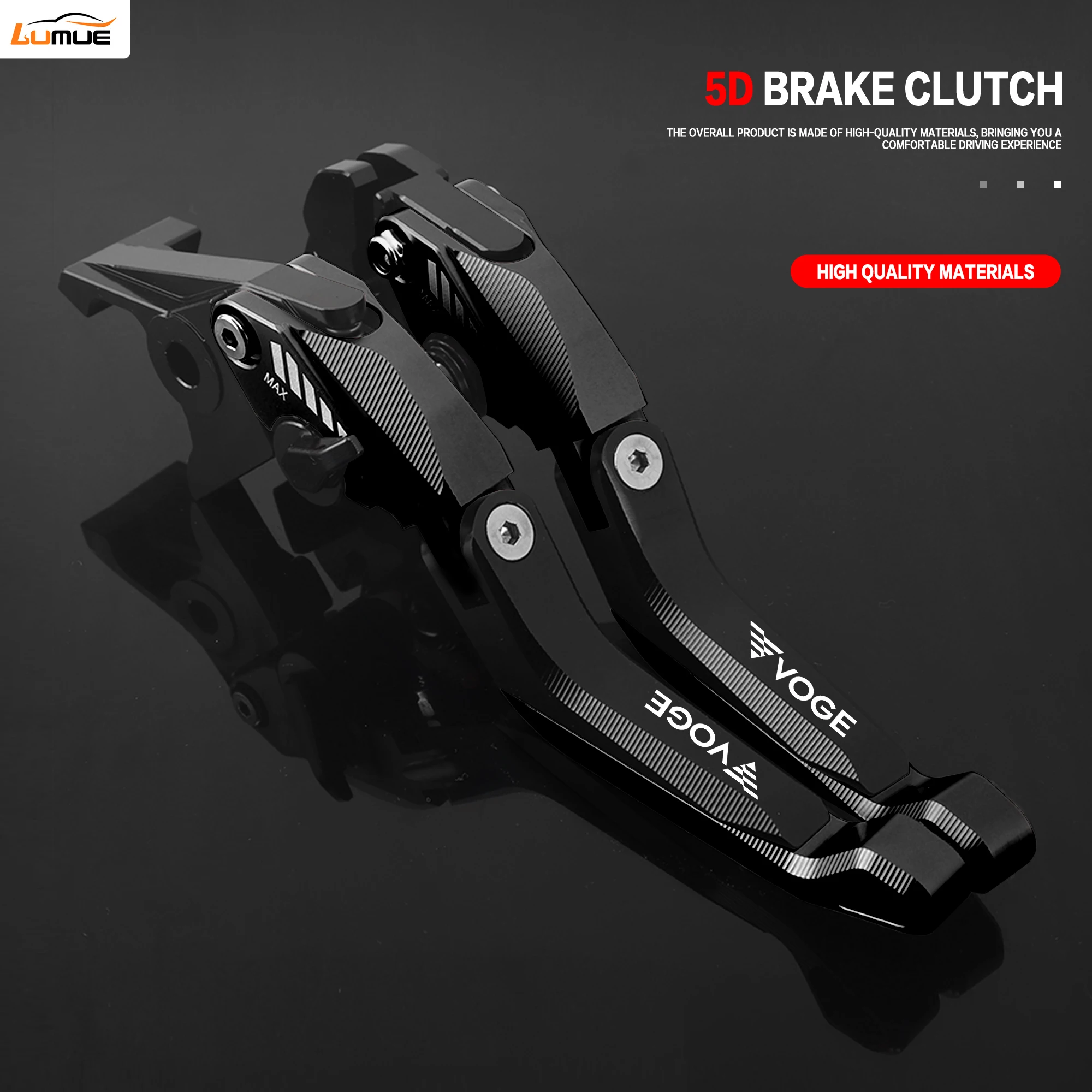 

Регулируемые алюминиевые рычаги тормозной муфты CNC 5D Trofeo300AC для мотоцикла, ручка для LONCIN Trofeo VOGE 350AC 350 AC 350ACX 350 ACX