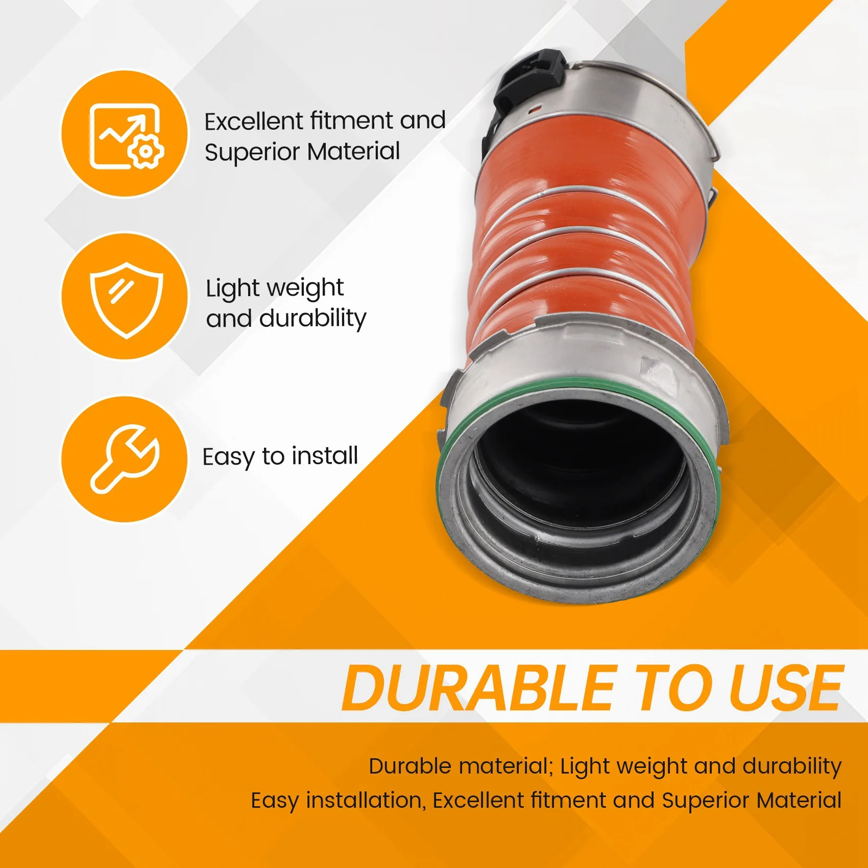 11617807987 Шланг воздухозаборника турбонаддува для BMW X5 E70 LCI F15 X6 E71 F16 шланг охладителя