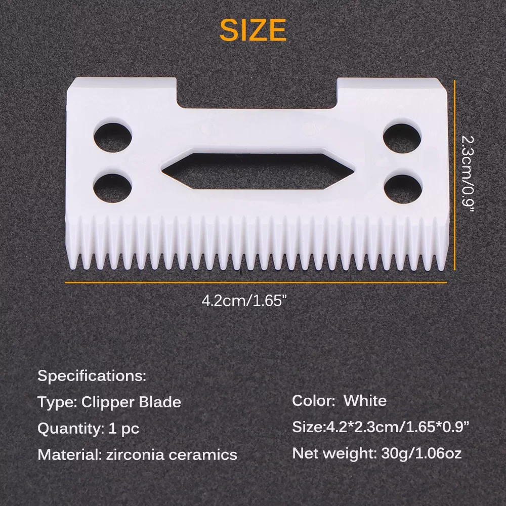 

Clip 2 Holes Hair Clipper Blade Cutter Clipper Blades Ceramic Blades For Wahl Shear Clipper With Box Blade Knife
