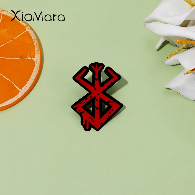 

Wholesale Price Manga Berserk Enamel Lapel Pins Custom Brooches Backpack Anime Accessories Badges Jewelry Gift for Women Men