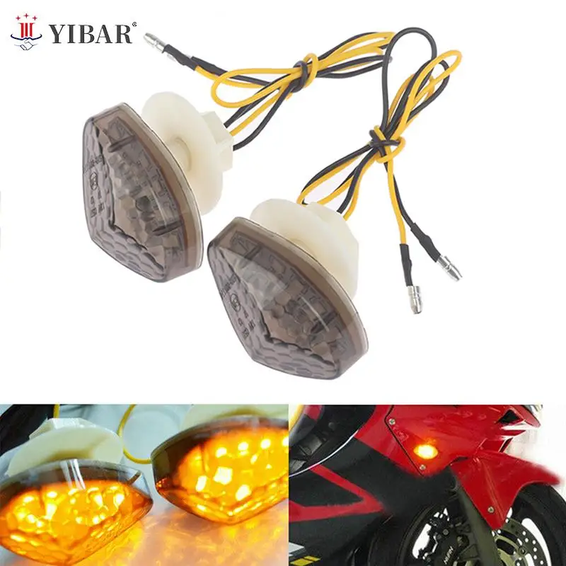 

2Pcs Motorcycle Led Turn Signal Indicator Light Flashers For CBR 600RR 1000RR